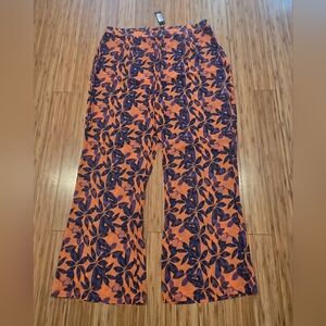 Floral Wide Leg Pants